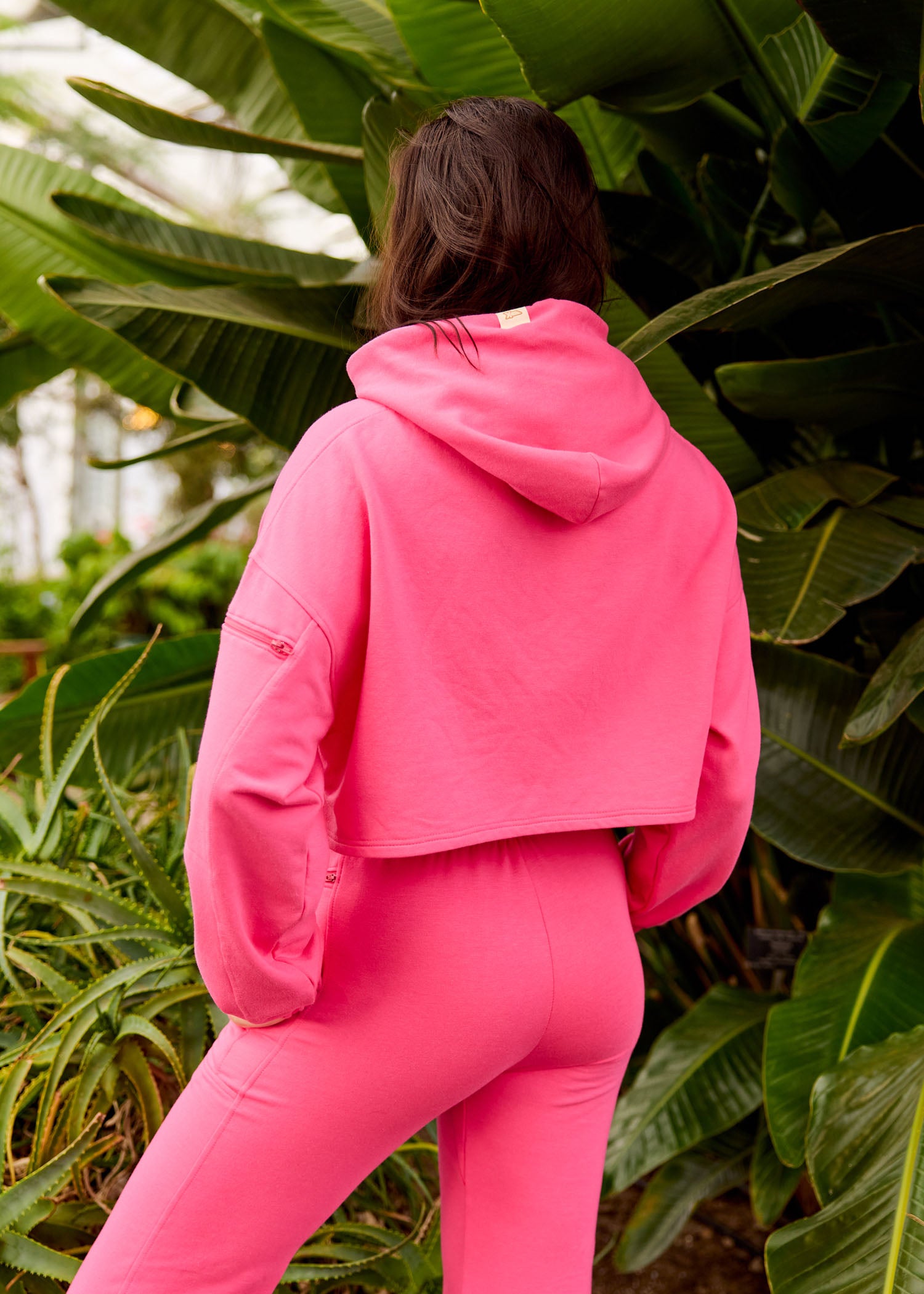 Ain't No Slouch Crop Hoodie