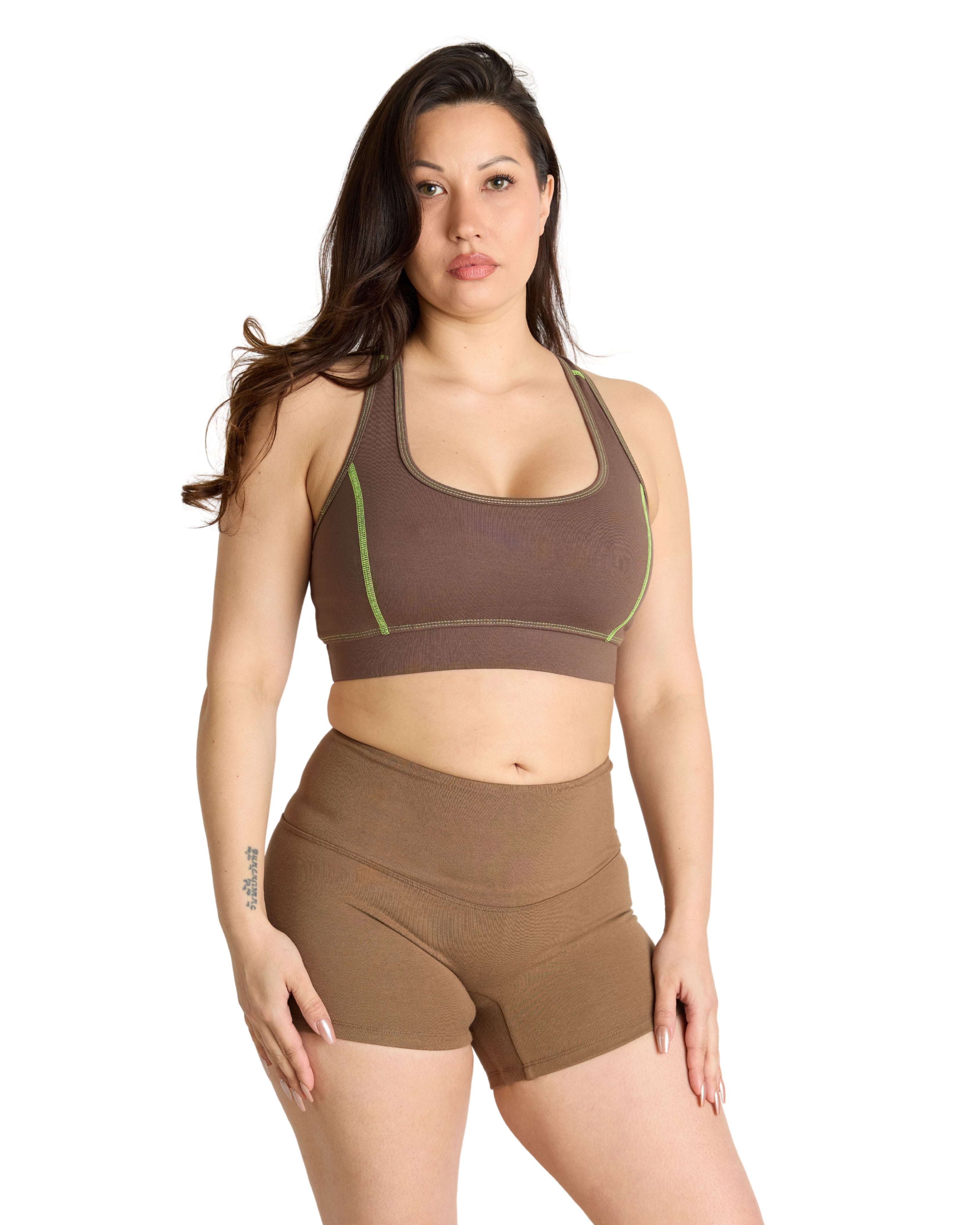Organic Cotton Sports Bra High Support