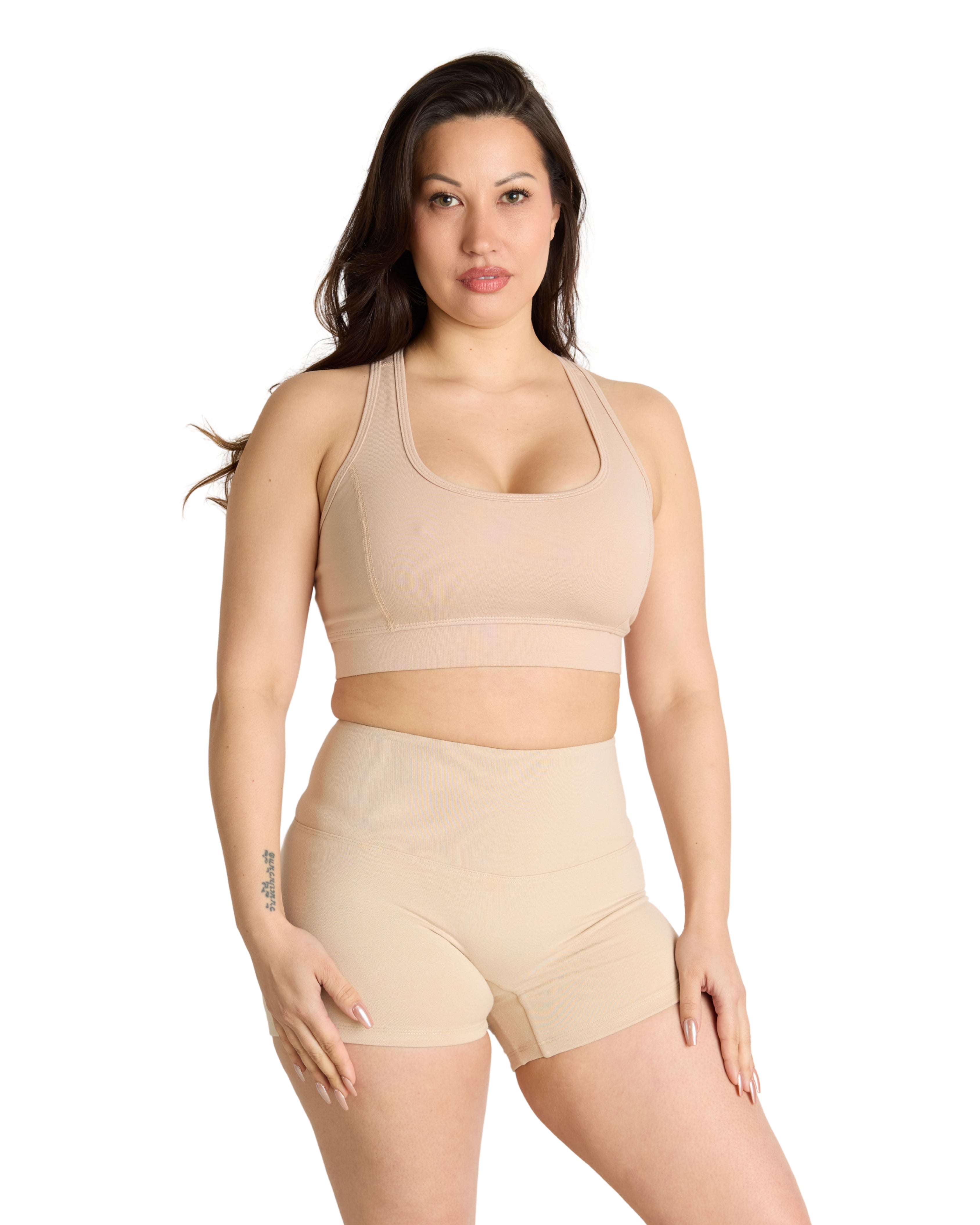 Organic Cotton Sports Bra High Support