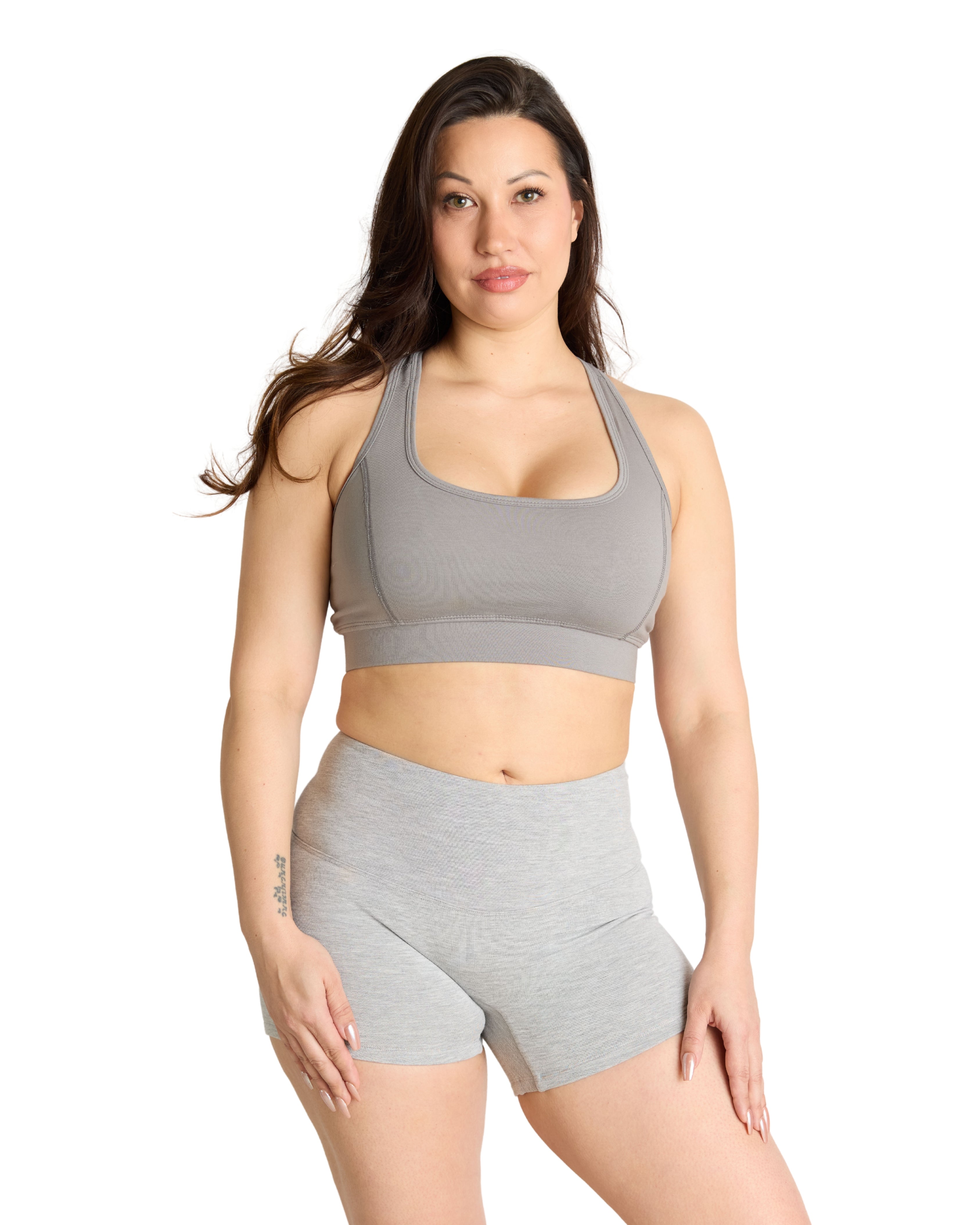 Organic Cotton Sports Bra High Support