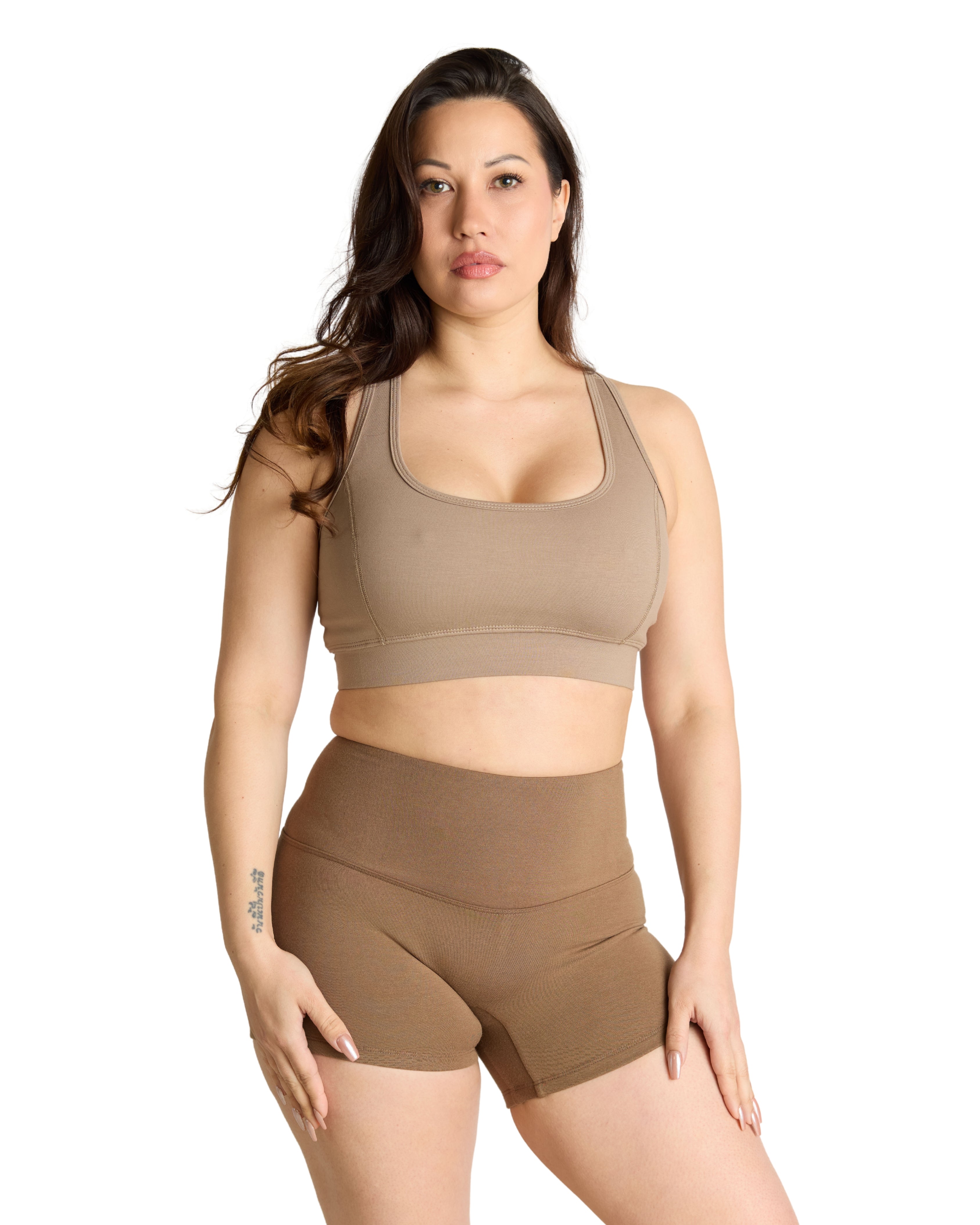 Organic Cotton Sports Bra High Support