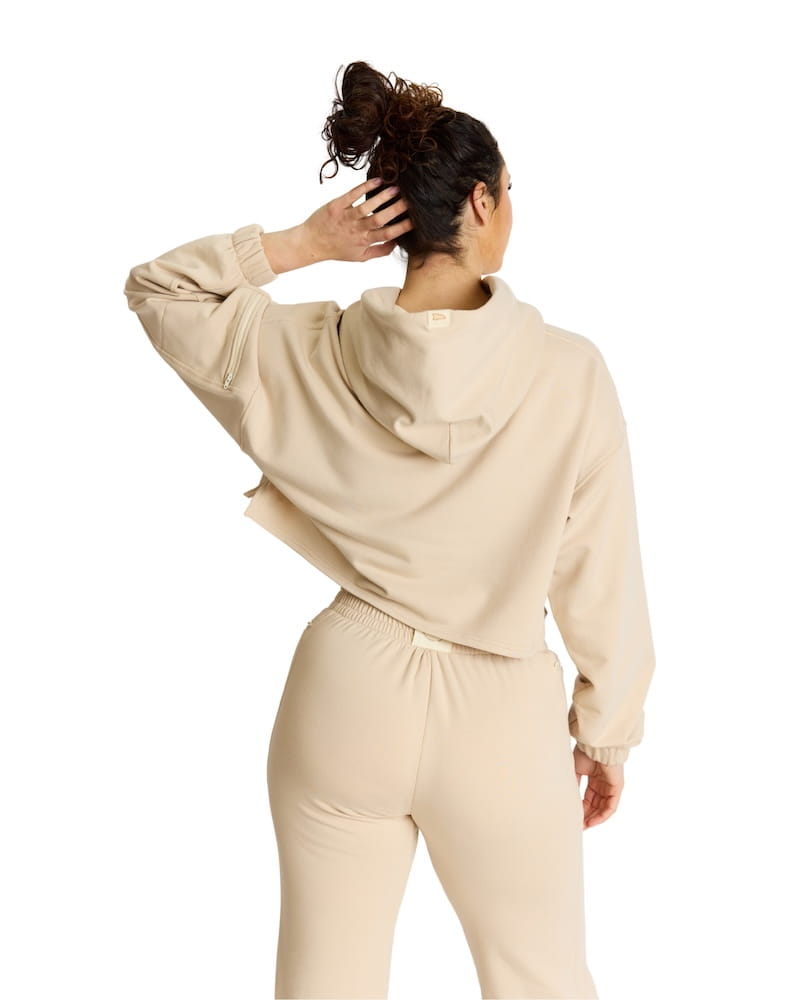 Ain't No Slouch Crop Hoodie | Organic Cotton & Bamboo | Made in Canada