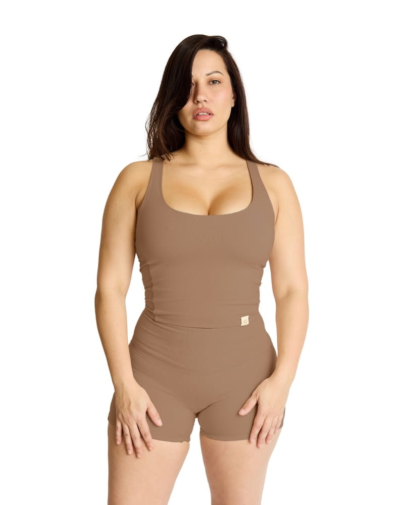 Racer Back Tank | Organic Cotton & Bamboo | Made in Canada