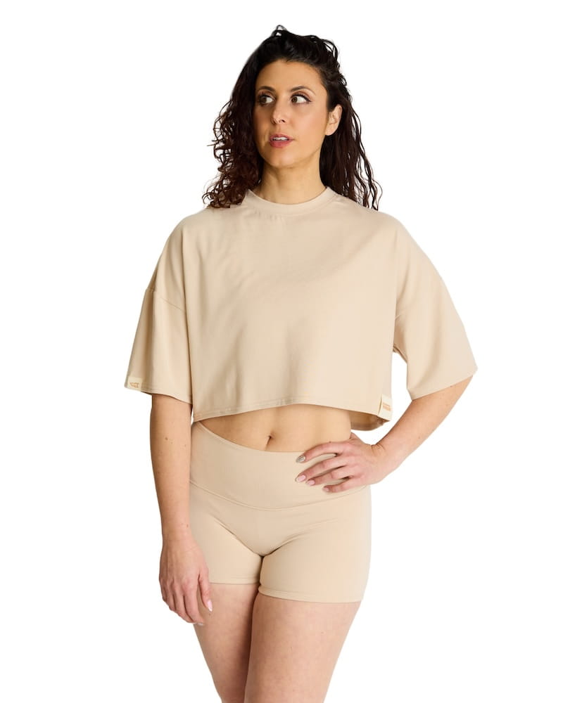 80s Baby Crop Tee | Organic Cotton & Bamboo | Made in Canada