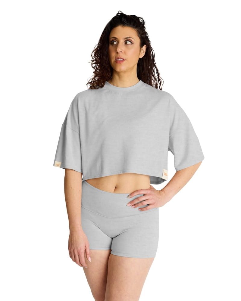 80s Baby Crop Tee | Organic Cotton & Bamboo | Made in Canada