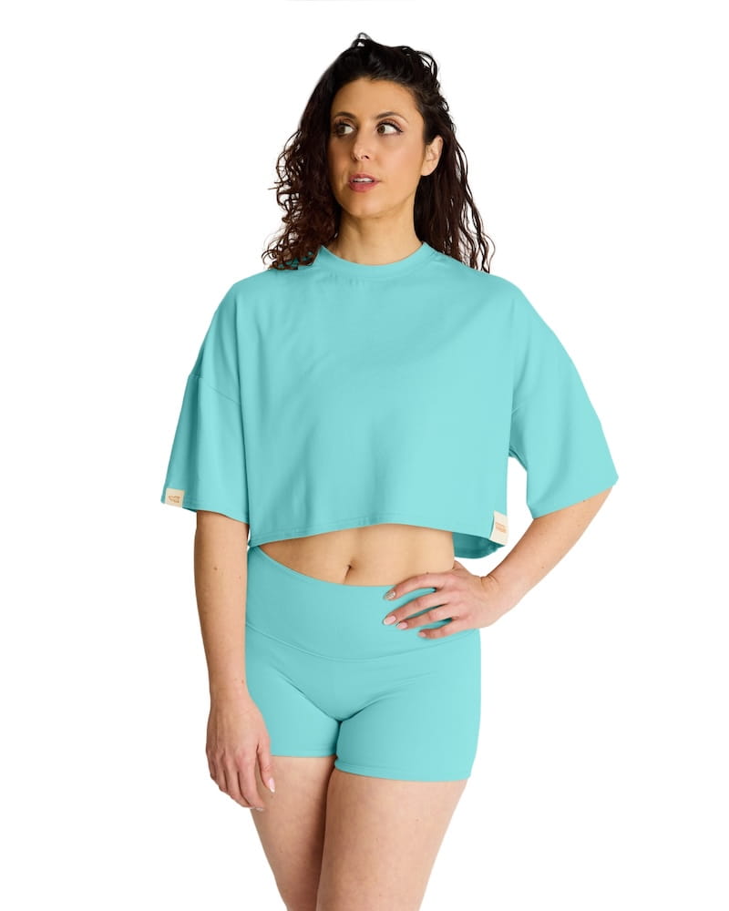 80s Baby Crop Tee | Organic Cotton & Bamboo | Made in Canada